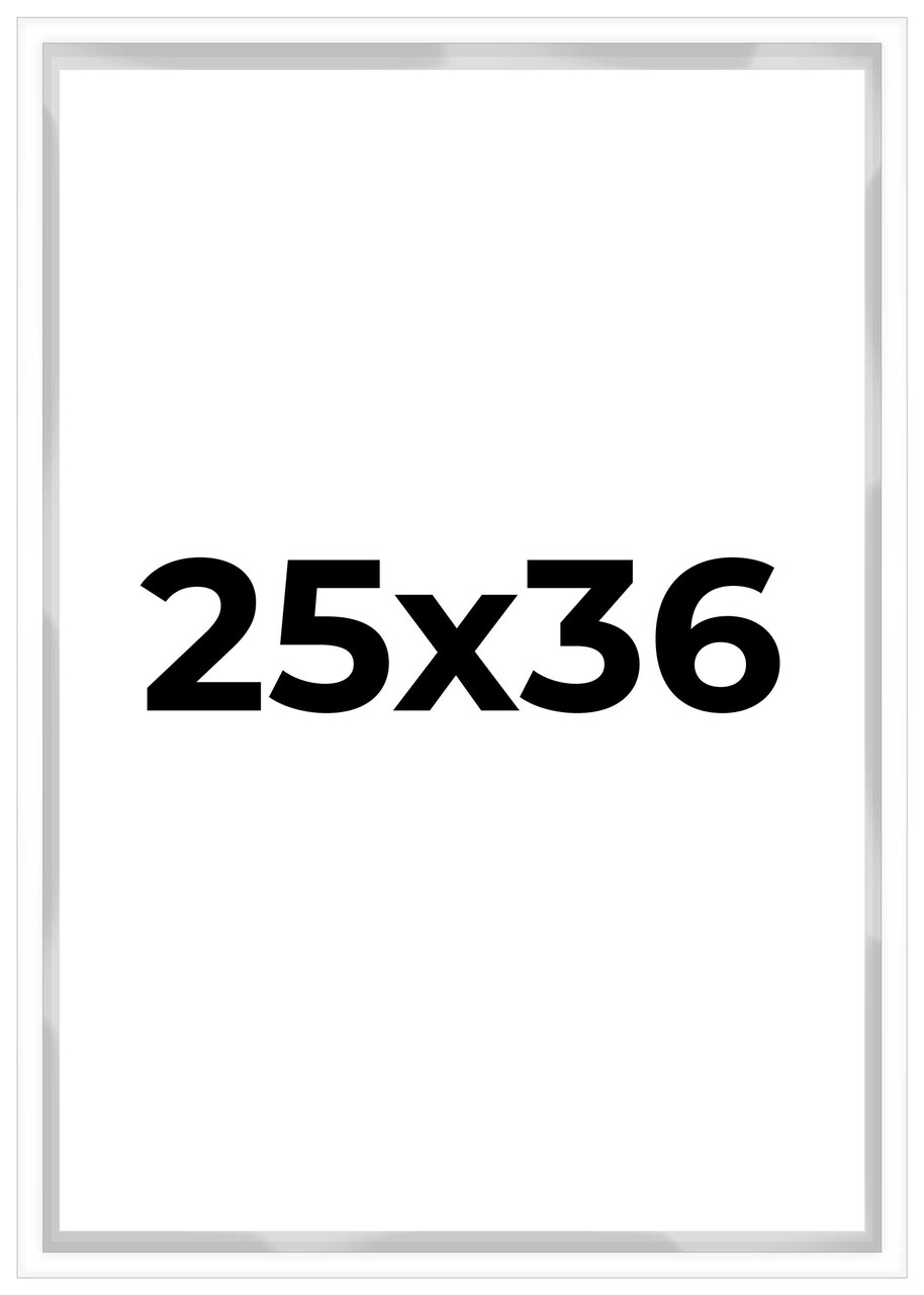 Shadow Box 3/4" Depth White Picture Frame - UV Acrylic, Backing, Hanging Hardware